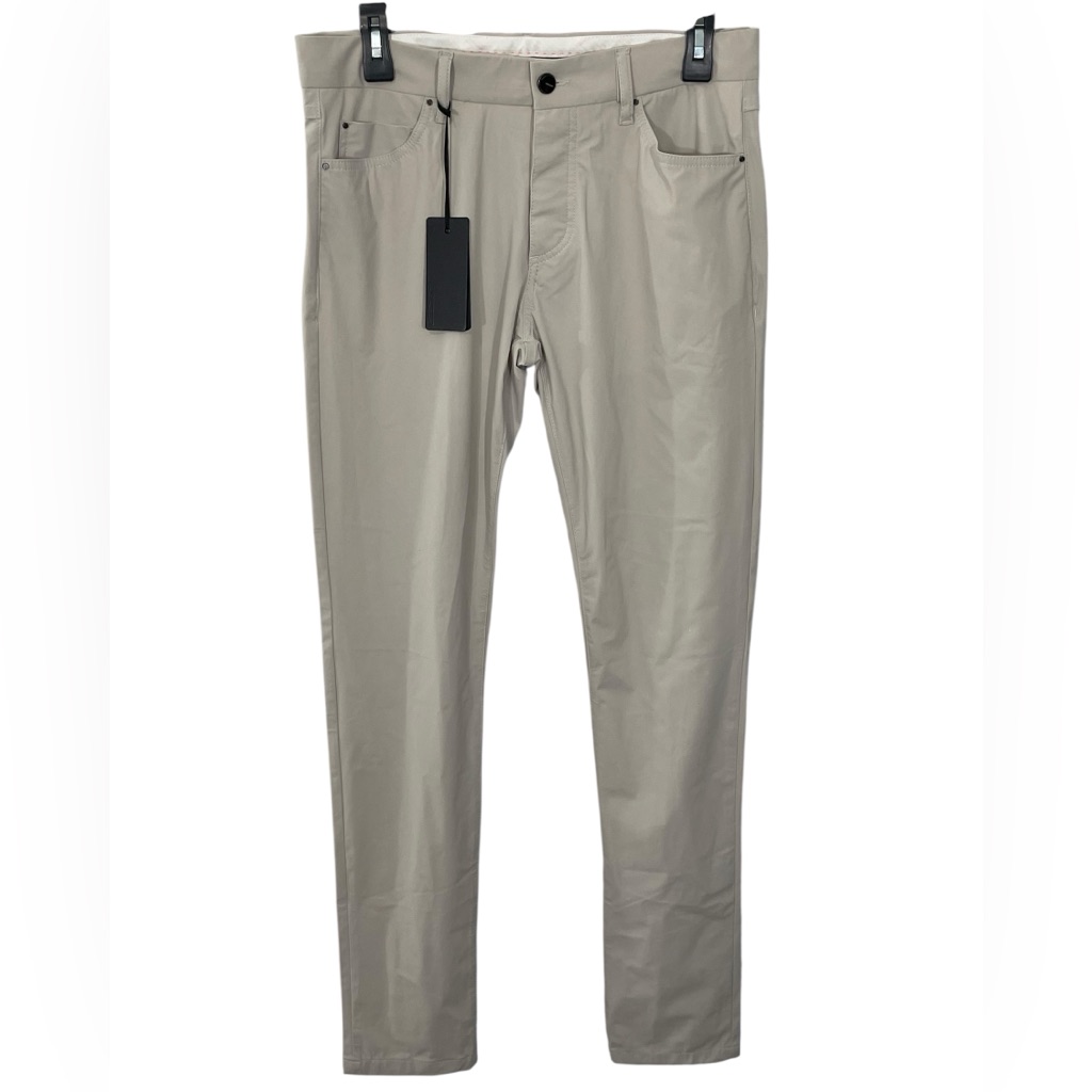 Nwt Rrd Roberto Ricci Designs Technical Stretch Pants Beige Size 46 (Us 3031)